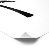 Tropische Palmen Fotodruck (Ecke)