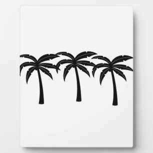 Tropische Palmen Fotoplatte