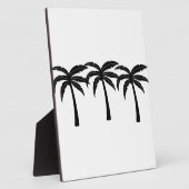 Tropische Palmen Fotoplatte (Seite)