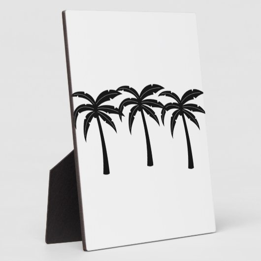 Tropische Palmen Fotoplatte (Seite)