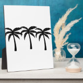 Tropische Palmen Fotoplatte (Seite)