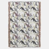 Tropische Palmen, frisch im Wein und schwarz Decke (Vorderseite Vertikal)