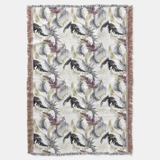 Tropische Palmen, frisch im Wein und schwarz Decke (Vorderseite Vertikal)