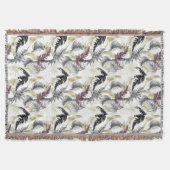 Tropische Palmen, frisch im Wein und schwarz Decke (Vorderseite)