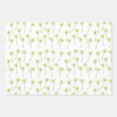Tropische Palmen Geschenkpapier Set (Vorderseite 3)