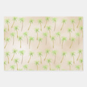 Tropische Palmen Geschenkpapier Set (Vorderseite 2)