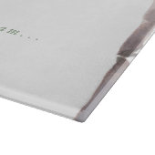 Tropische Palmen Gewohntes Leben im Traum Schneidebrett (Ecke)