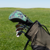 Tropische Palmen Golf Headcover (In SItu)