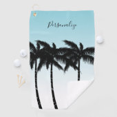 Tropische Palmen Golfhandtuch (Insitu)