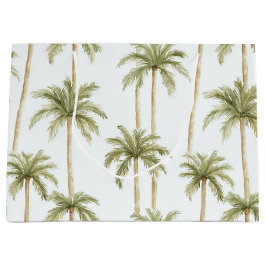 Tropische Palmen Große Geschenktüte