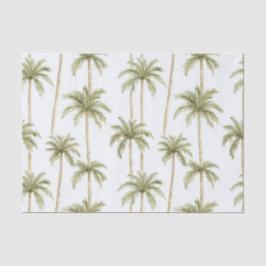 Tropische Palmen Hochzeit Seidenpapier