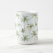 Tropische Palmen Kaffeetasse (Mittel)