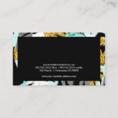 Tropische Palmen | Kamera-Mann-Holding-Kamera Visitenkarte (Rückseite)