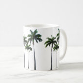 Tropische - Palmen - klassische weiße Tasse (VorderseiteRechts)