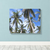 Tropische Palmen Leinwanddruck (Insitu (Holzboden))