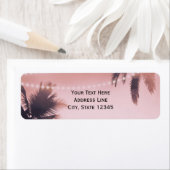 Tropische Palmen & Lichter Pink Beach (Insitu)