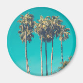 Tropische Palmen Magnet (Vorne)