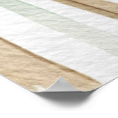 Tropische Palmen Moderne Hochzeit Poster (Ecke)