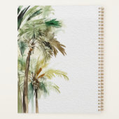 Tropische Palmen Moderne Planer (Rückseite)