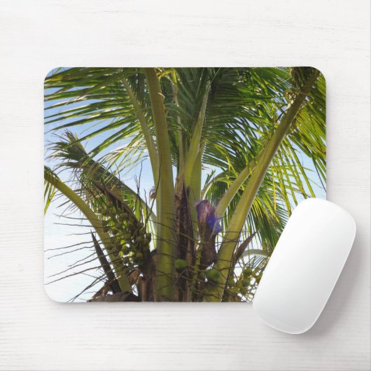 Tropische Palmen Mousepad (Mit Mouse)