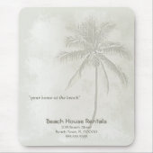 Tropische Palmen Mousepad (Vorne)