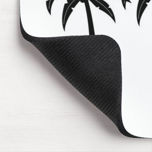 Tropische Palmen Mousepad (Ecke)
