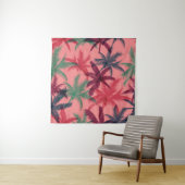 Tropische Palmen: Nahtloses Muster Wandteppich (Beispiel)