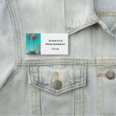 Tropische Palmen Namensschild (Beispiel)