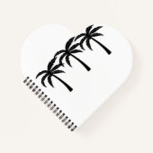 Tropische Palmen Notizblock (Vorderseite)