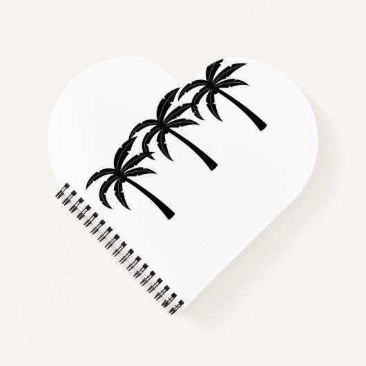 Tropische Palmen Notizblock (Vorderseite)