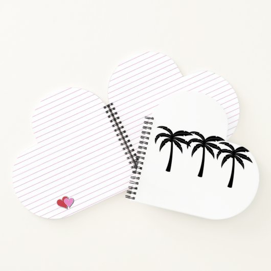 Tropische Palmen Notizblock (Innenseite)