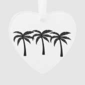 Tropische Palmen Ornament (Vorderseite)