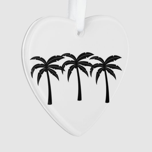 Tropische Palmen Ornament (Vorderseite)