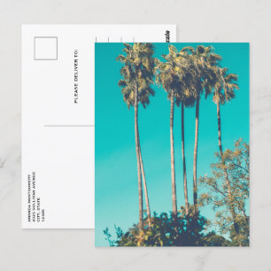 Tropische Palmen Postkarte