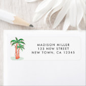 Tropische Palmen Rücksendeadresse (Insitu)