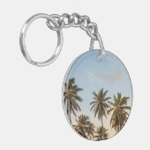 Tropische Palmen Schlüsselanhänger (Vorderseite links)