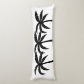 Tropische Palmen Seitenschläferkissen (Rückseite (Vertikal))