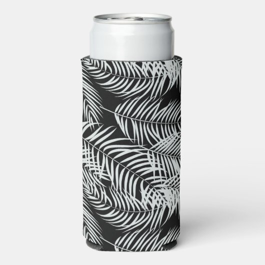 Tropische Palmen Selters Dosenkühler (Seltzer Rückseite)