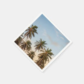 Tropische Palmen Serviette (Ecke)