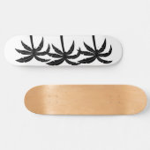 Tropische Palmen Skateboard (Horizontal)