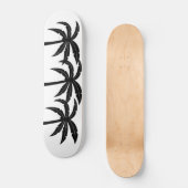 Tropische Palmen Skateboard (Vorderseite)