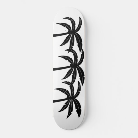 Tropische Palmen Skateboard (Vorderseite)