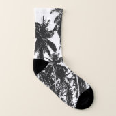 Tropische Palmen Socken (Links - Innen)