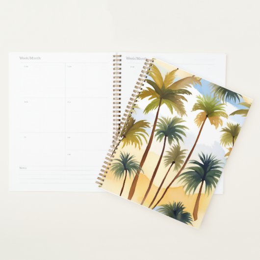 Tropische Palmen | Strandfarben Planer (Anzeige)