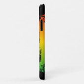 Tropische Palmen und Sunset Jamaican IRIE Rasta Case-Mate iPhone Hülle (Hinten/Rechts)