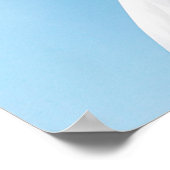 Tropische Palmen unter Blue Sky Fotografie Poster (Ecke)