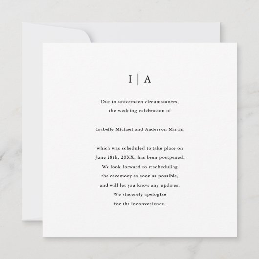 Tropische Palmen verändern das Datum der Hochzeitv (Rückseite)