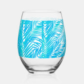 Tropische Palmen Weinglas Ohne Stiel (Rechts)