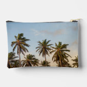 Tropische Palmen Zubehörtasche (Rückseite)
