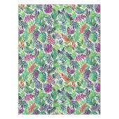 Tropische Palmfronten überall auf dem Tablettentis Tischdecke (Vorderseite)